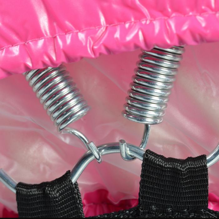 Батут без мрежа Byox 101cm/96cm — розов и син, до 100 кг