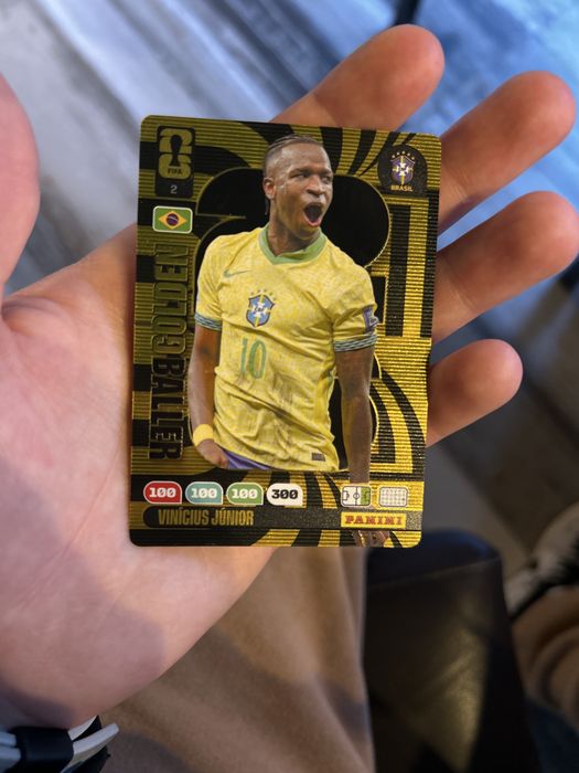 Vinicius Jr. Golden Baller WORLD CUP 2026 card