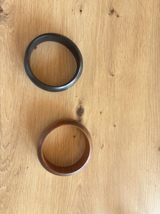 Дървени гривни от естествено дърво