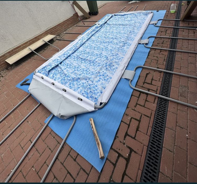 Piscina cadru metalic