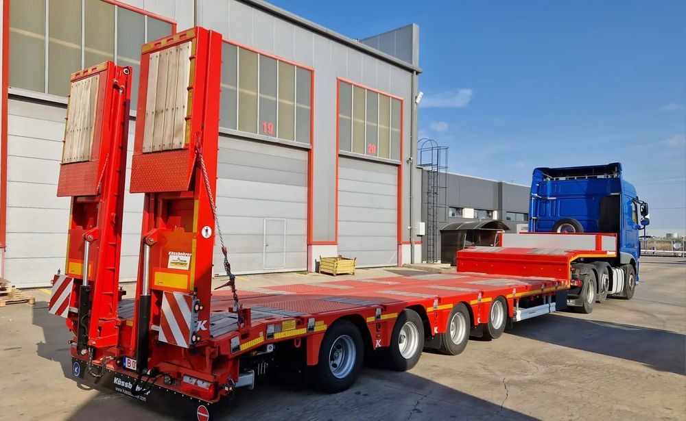 Kaessbohrer K.SLA 4 / 2N - 18 / 40 Trailer extensibil cu 4 axe