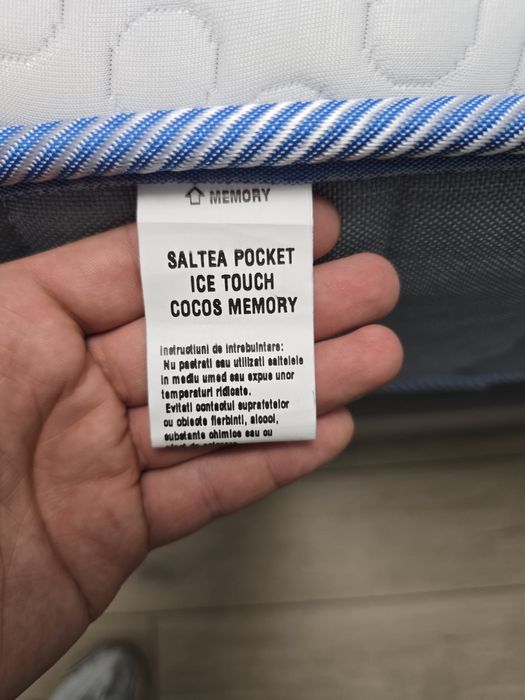 Saltea Bedora Pocket Ice Touch Cocos 160 x 200