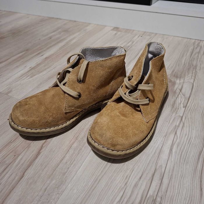 Детски боти за момче естествена кожа Колев и Колев