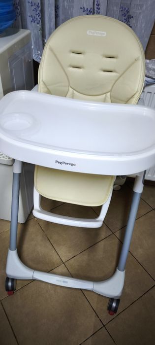 Scaun de masa si sezlong Peg Perego Prima Pappa Follow Me – Stare buna