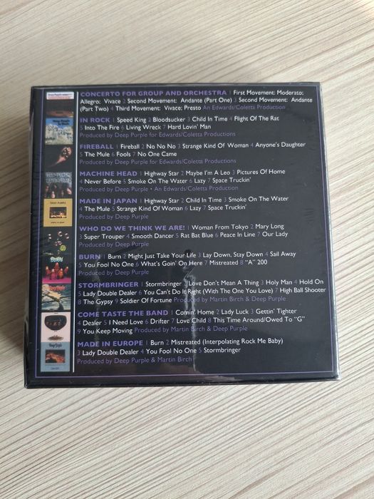 Deep Purple cd box set 10 albume sigilat
