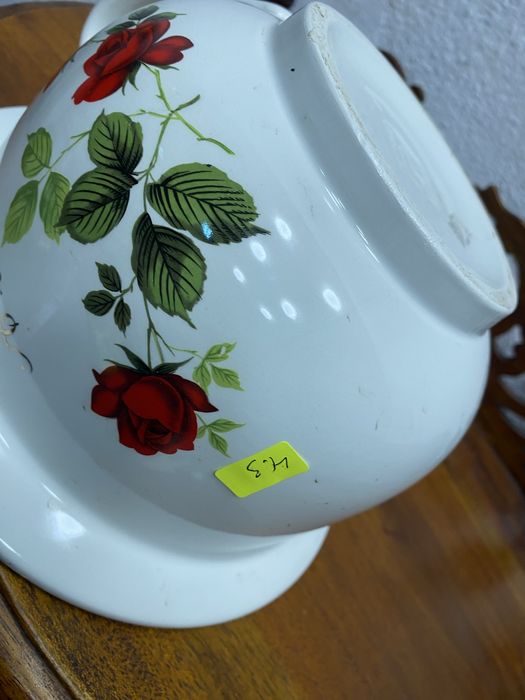 Френски порцеланов нощен съд À la Mariée Sarreguemines 1900 г