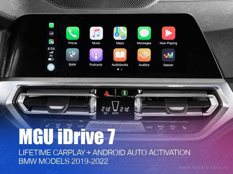 Activare Apple CarPlay / Android Auto BMW MGU ID7 – modele BMW 2018–2022