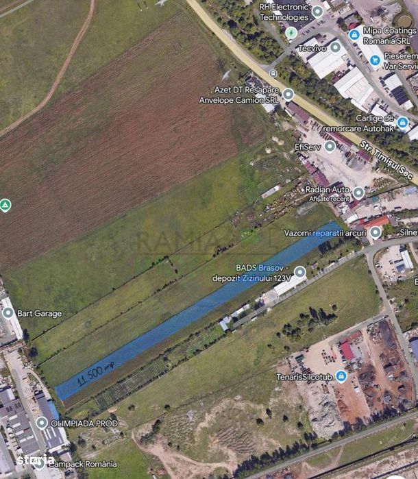 Teren industrial- Timișul Sec oportunitate investițională