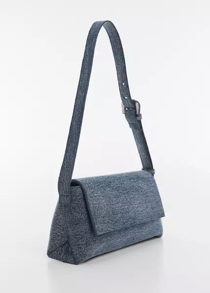 MANGO. Стильная джинсовая сумка