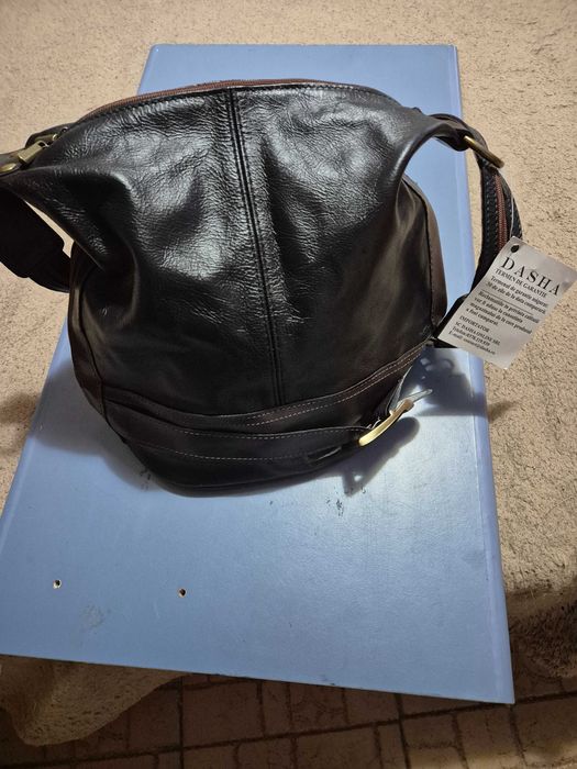 Geanta DASHA / mini rucsac, noua, piele naturala