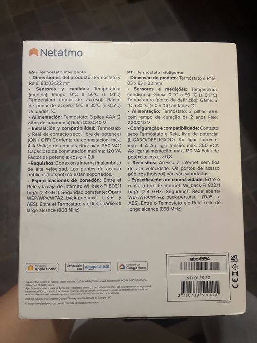 Netatmo termostat inteligent