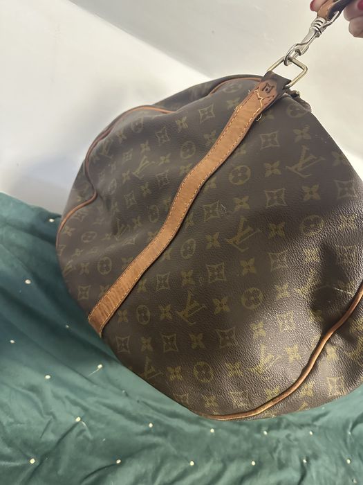Geantă Louis Vuitton Keepall 55, model clasic, vintage ani 70-80