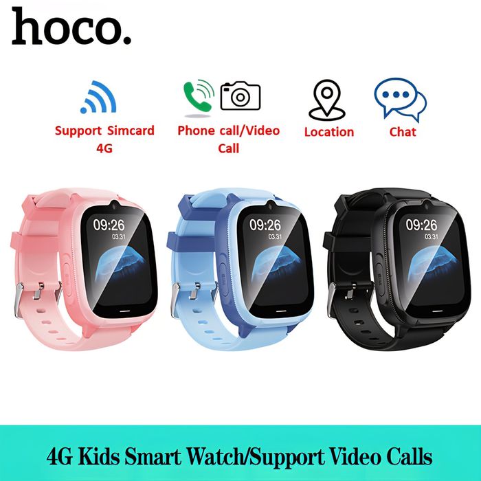 Детские Смарт-Часы HOCO Y106 4G 700 мА·ч. Есть доставка