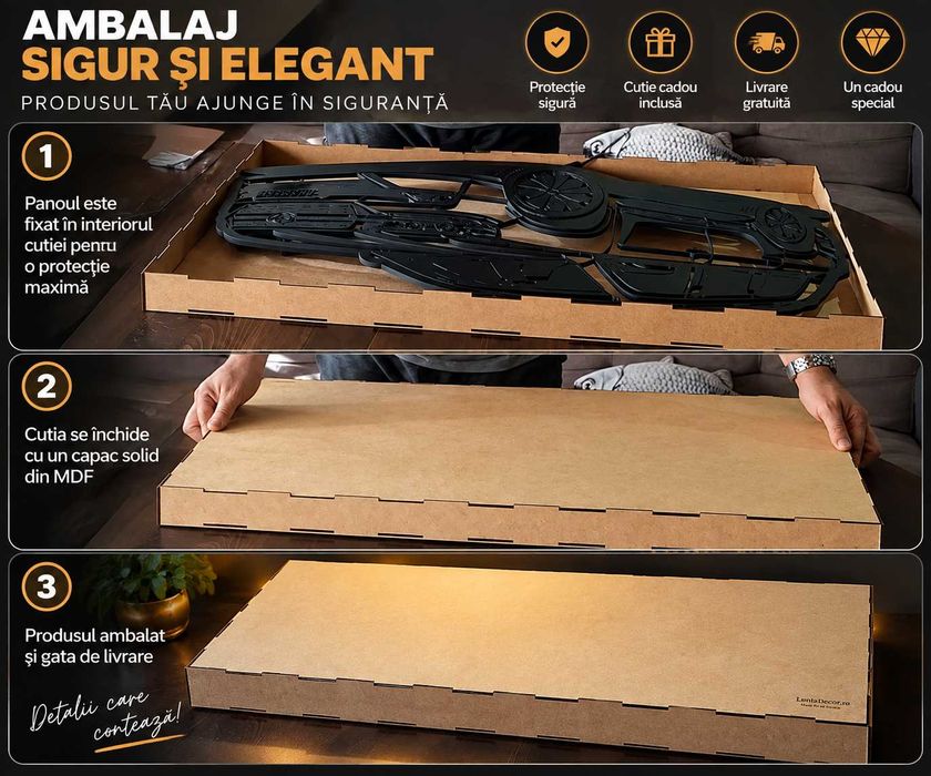 Panou Auto LED Personalizat după Mașina Ta | 80–100 cm