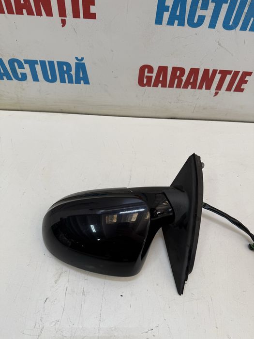 Oglinda retrovizoare stanga rabatabila electric incalzita lumina ambientala VW Passat B6 negru LC9X neagra