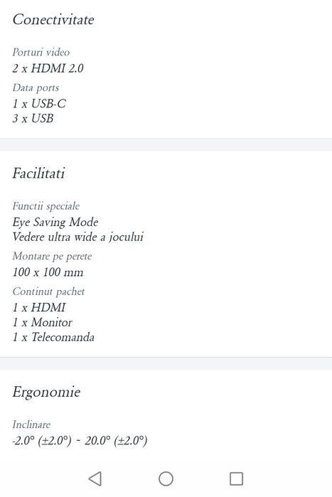 Vând monitor 43 inchi  Samsung Smart