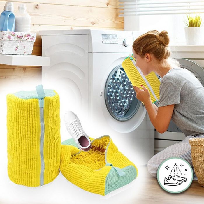 Торбичка за пране на обувки от микрофибър