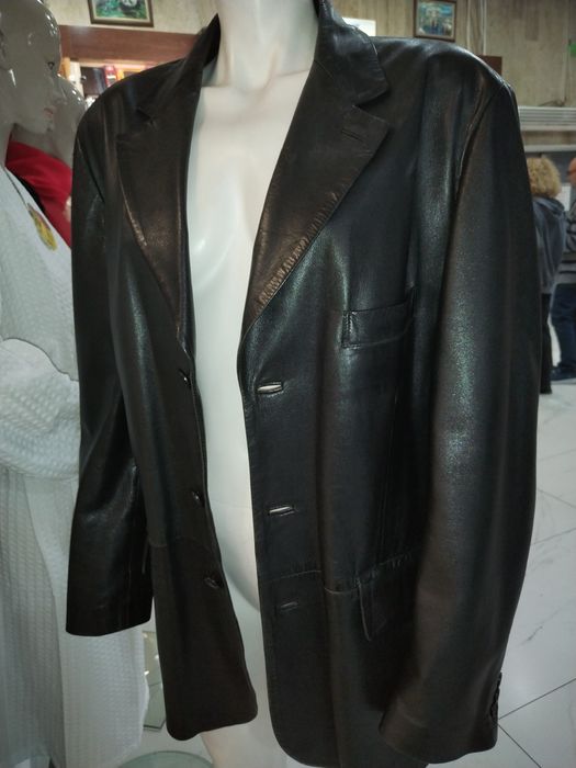 Jacheta vintage Bally piele măsură 56
