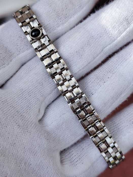 Bratara Aur Alb 14K Barbatesc Bratara Aur Barbati Unicat 21.5Cm 28.88G