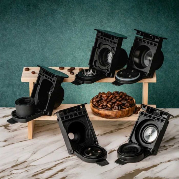 Еспресо машина 8в1 Oliver Voltz За капсули и мляно кафе, 1450W