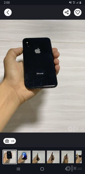 Iphone x 64 gb 76 % face true ton bor