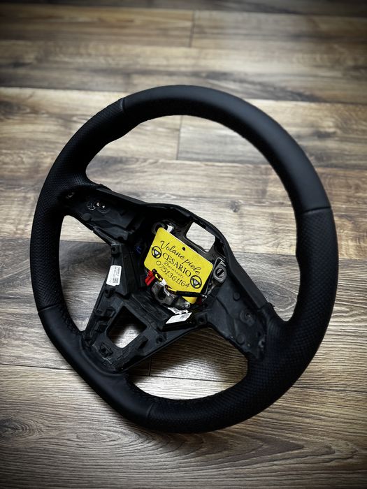 Volan piele naturală nappa Golf 8,Passat B8, Tiguan, T Cross,Roc,ID3-4