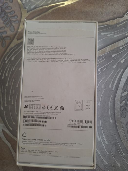 IPhone 17 Pro Max 512