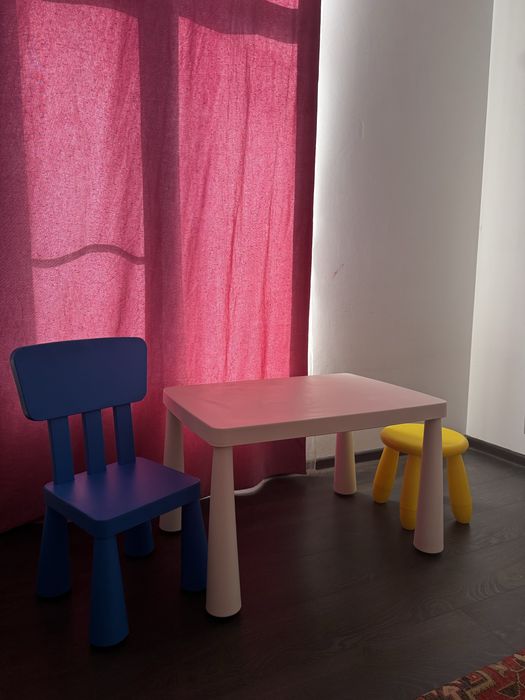 Стол и стулья ИКЕА МАММУТ