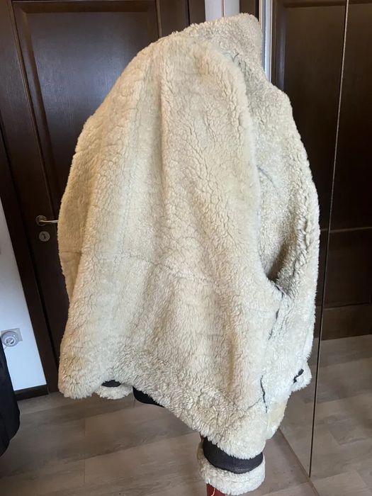 Cojoc Aviator jacket shearling( piele si blana nat)