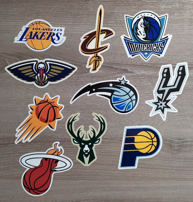 Стикери НБА NBA емблеми лога - 30 бр. общо Sticker