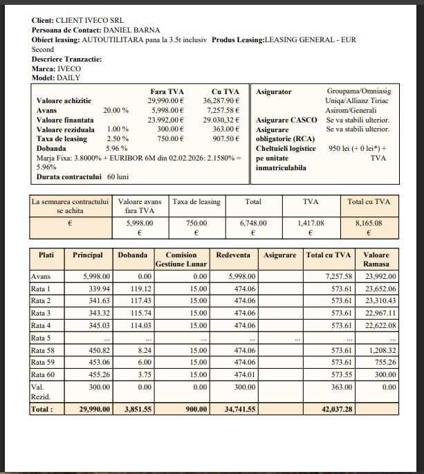Frigorific 10 paleti+lift /LEASING-Rata 474 €/Detarat Cat B