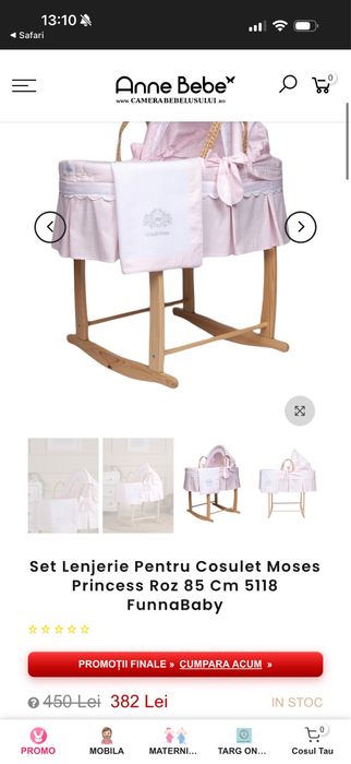 Set Cosulet Bebe Pentru Dormit Camera Bebelusului