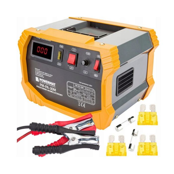 Redresor auto, 30A 12/24V pentru baterie 92-250 Ah, Powermat