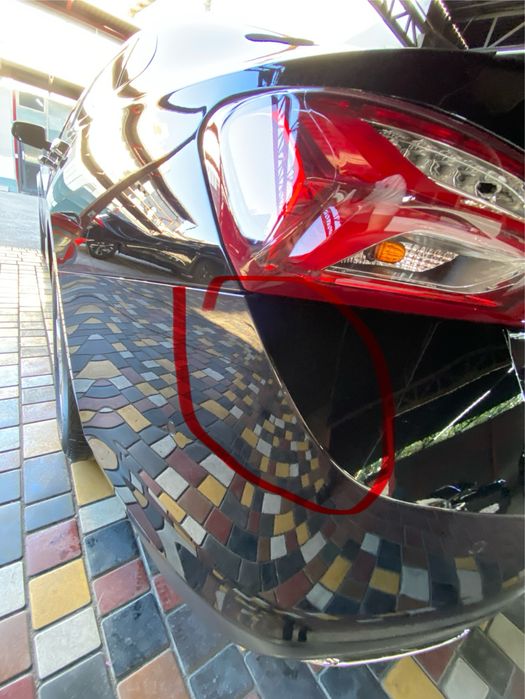 Malibu 2 orqa baferi 15 sm trli singan joyi bor qogan joyi butun