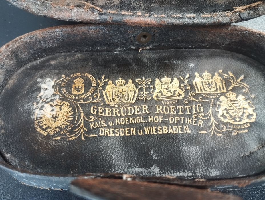 Антикварен немски бинокъл Gebrüder Roettig