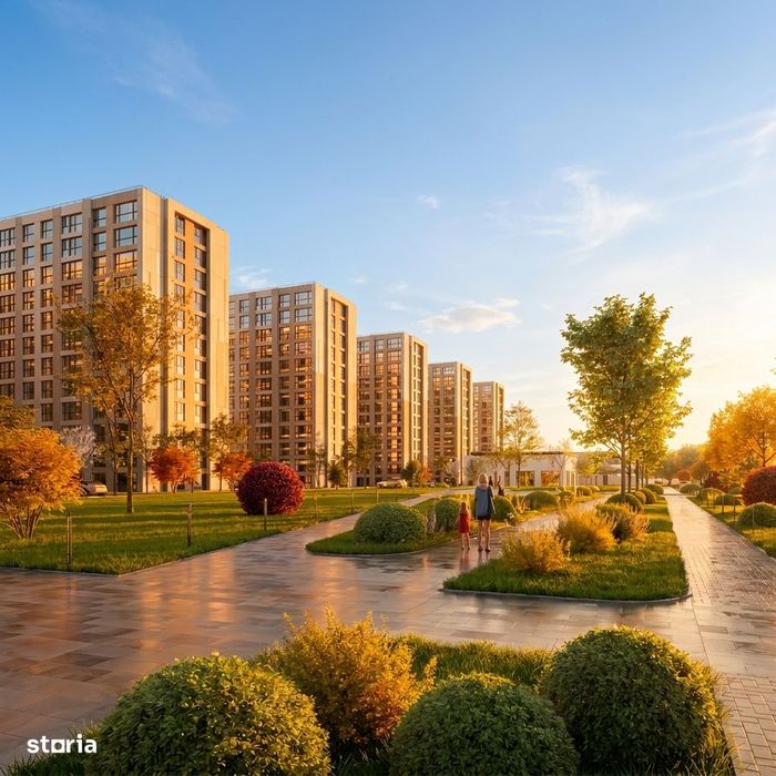 2 Camere, Militari, Ansamblu Cu Parc Privat- Paza-Dotari Premium