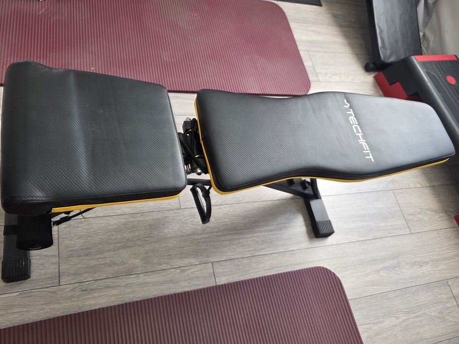 Bancă  pliabilă neagra Techfit 500