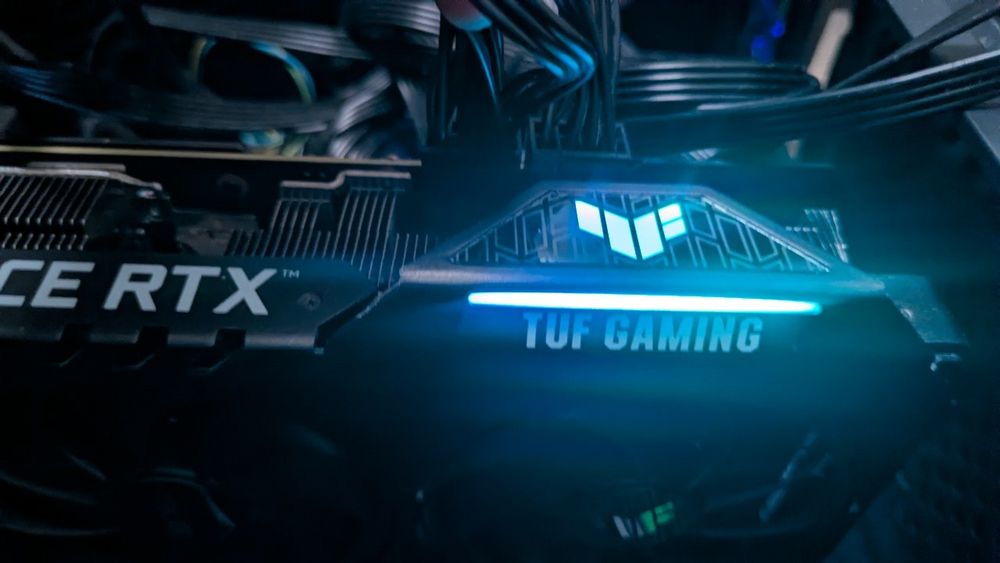 ASUS TUF RTX 3060 Ti OC 8GB - Impecabilă, Rece(59°C),  test Furmark