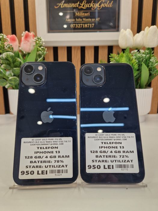 Iphone 13 128GB / 4GB RAM 72% Baterie Garantie! #53773 #51629