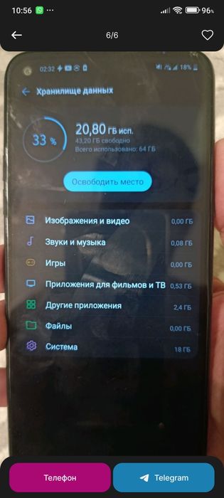 Продам LG Q61 4/64