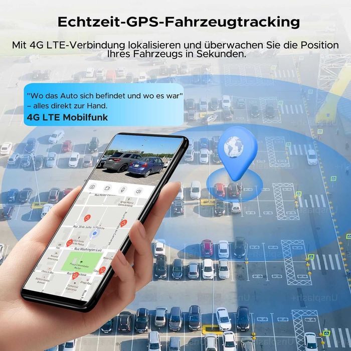 видеорегистратор за предно и вътрешно, 1080P  с 4G LTE дистанционно