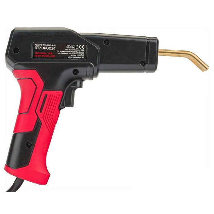 Pistol pentru lipit si sudat plastic, putere 70 W, cu 200 de capse