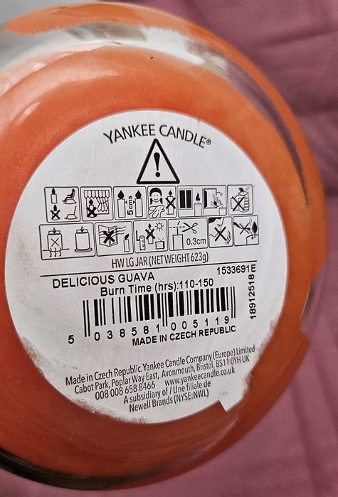 Yankee Candle - Delicious Guava - 623гр.