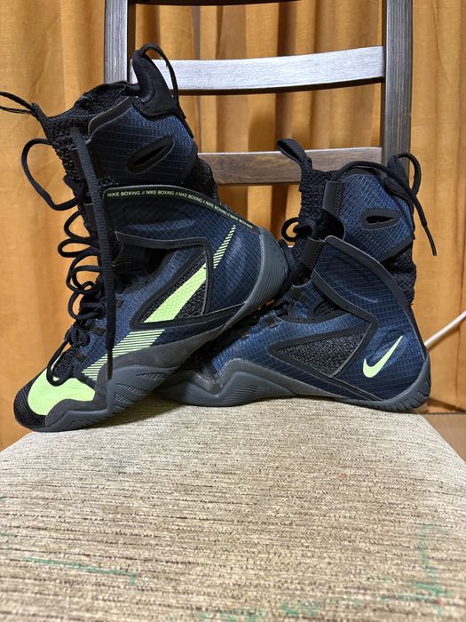 Nike HyperKO 2 — Black / Metallic Cool Grey / Blue боксерки,бокс