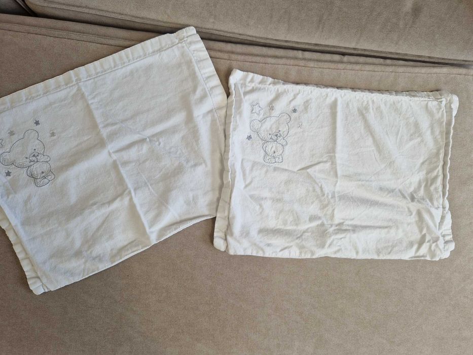 Комплект бебешка възглавница и калъфки