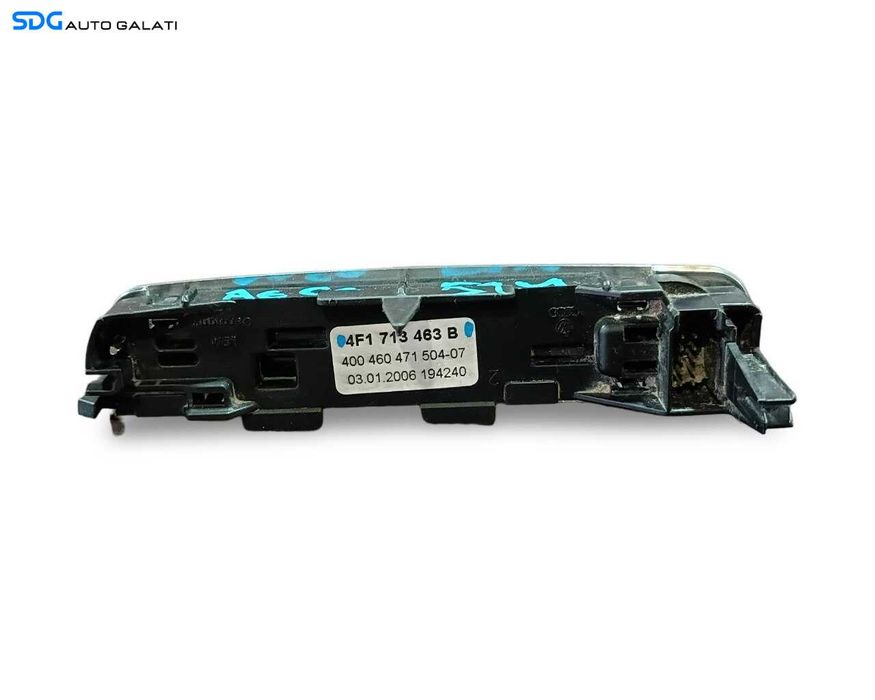 Panou Ornament Indicator Selector Viteze Timonerie Maneta Schimbator Viteze Cutie Automata Audi A6 C6 2004 - 2011 Cod 4F1713463B [LR6897]