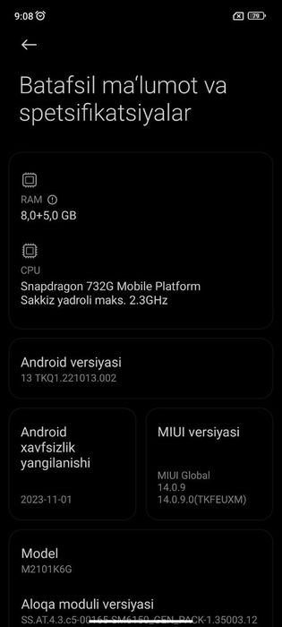 Redmi not 10 pro 8/256 narx kelishiladi