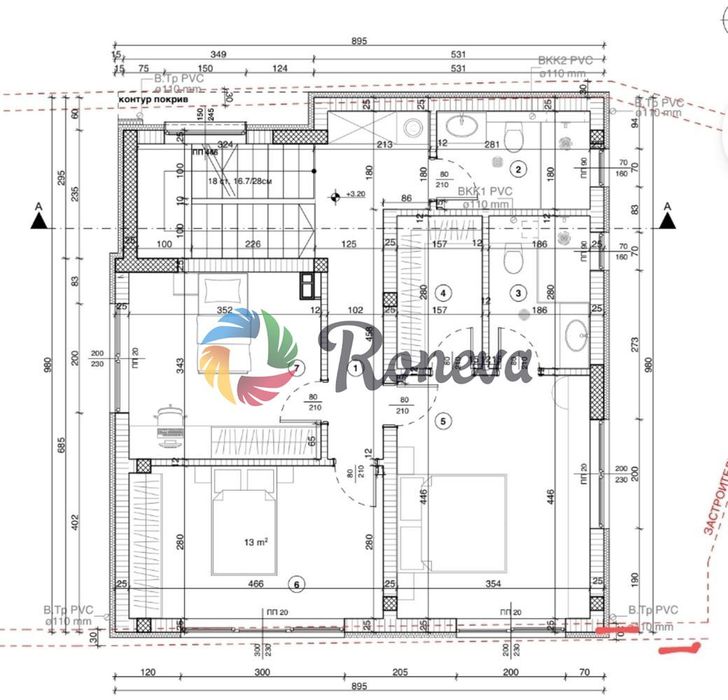Нова Къща в Варна-м-т Траката площ 230 кв.м. цена 466000