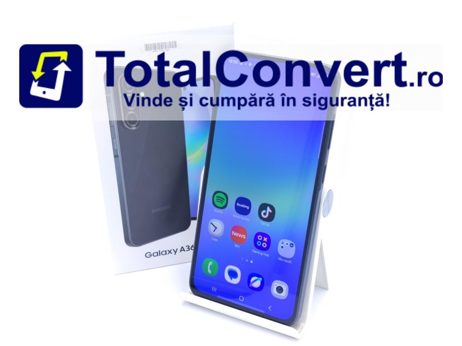 Samsung A36 128GB Awesome Black 6GB Dual, Garantie 24 luni | #D94192