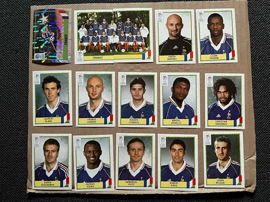 Panini UEFA Euro 2000 Belgia/Olanda- Set Complet